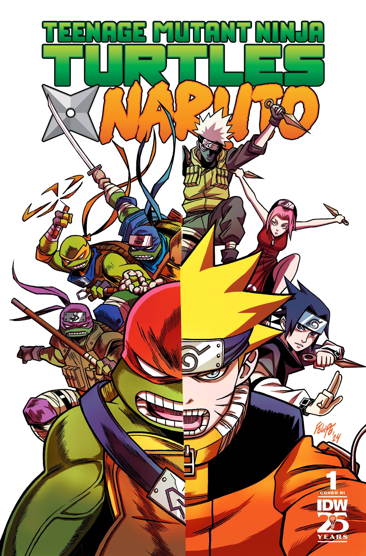 TEENAGE MUTANT NINJA TURTLES X NARUTO #1