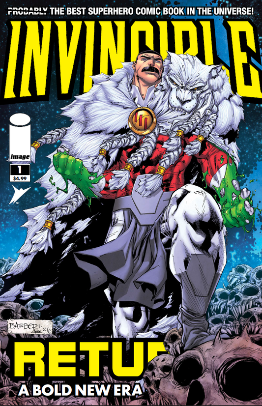 Invincible Returns Reprint #1 Carlo Barberi Variant Amazing Las Vegas Comic Con Exclusive
