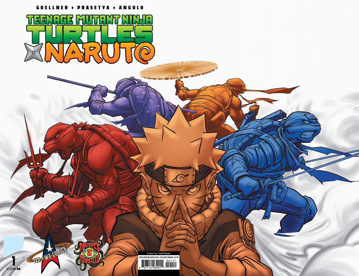 TEENAGE MUTANT NINJA TURTLES X NARUTO #1 WRAPAROUND SAN FRANCISCO FAN EXPO EXCLUSIVE